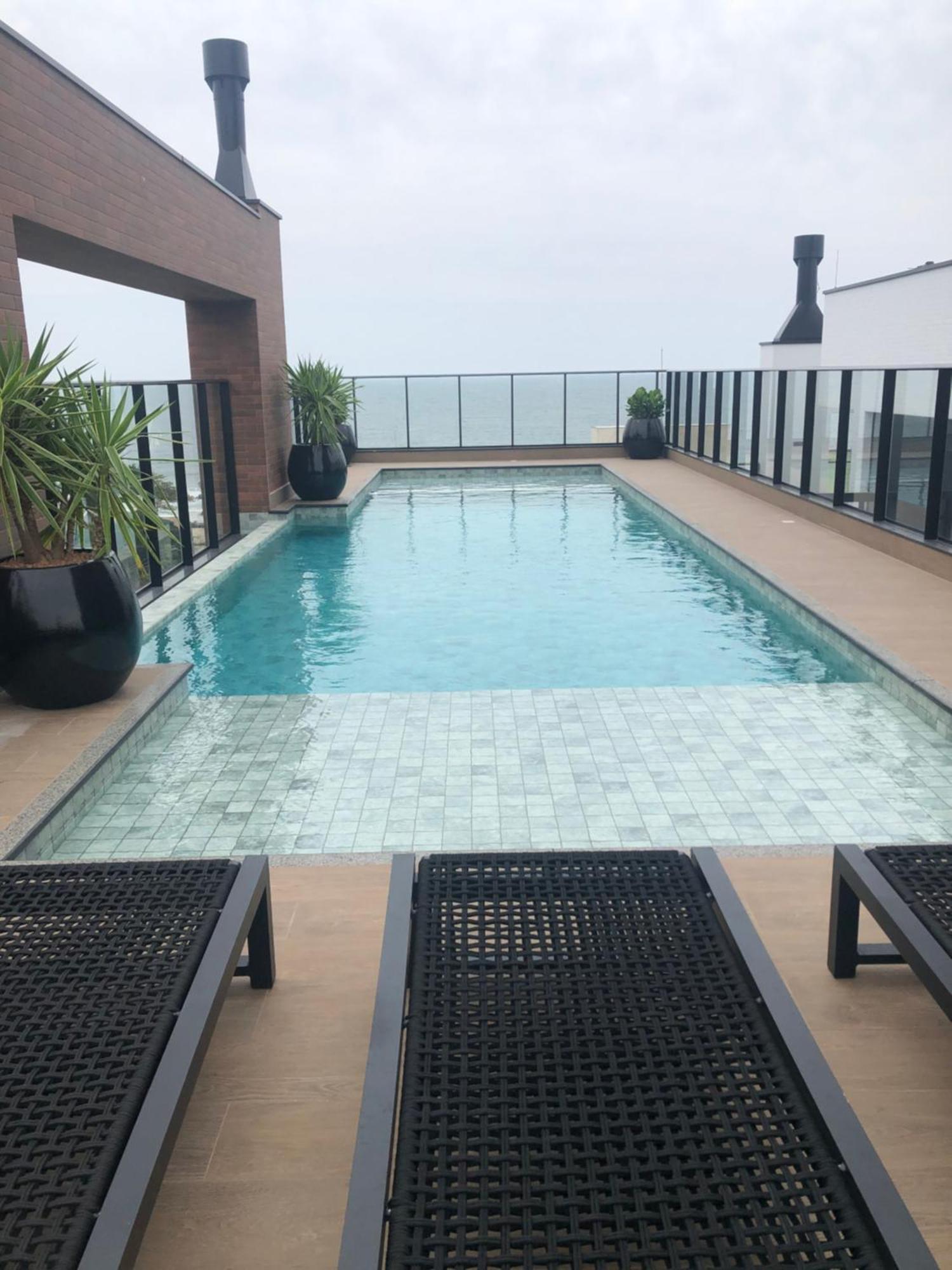 Departamento Con Vista Al Mar En Villa Francione 506 Bombinhas Kültér fotó